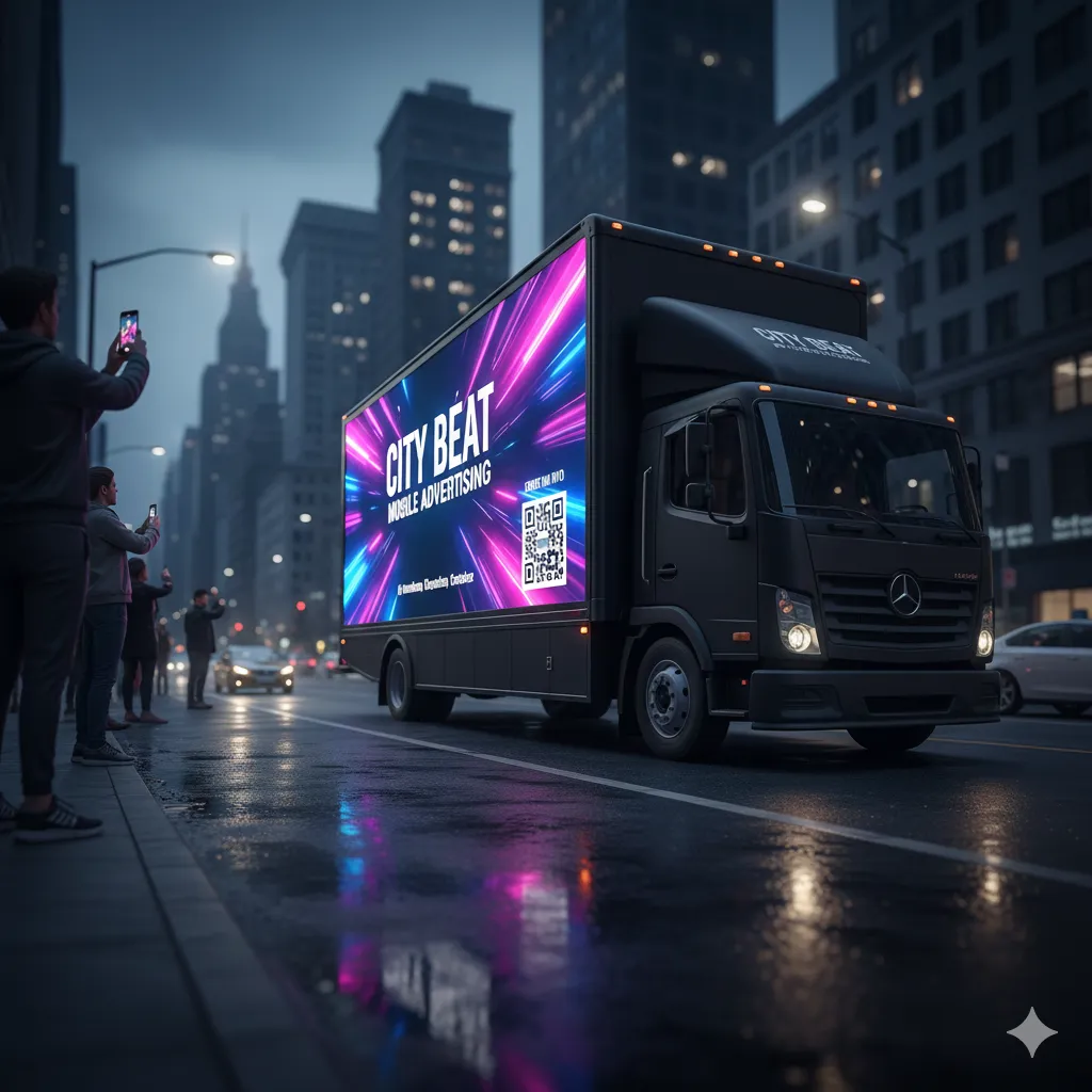 Usage des écrans LED sur remorque / camion publicitaire : dimensions & contraintes