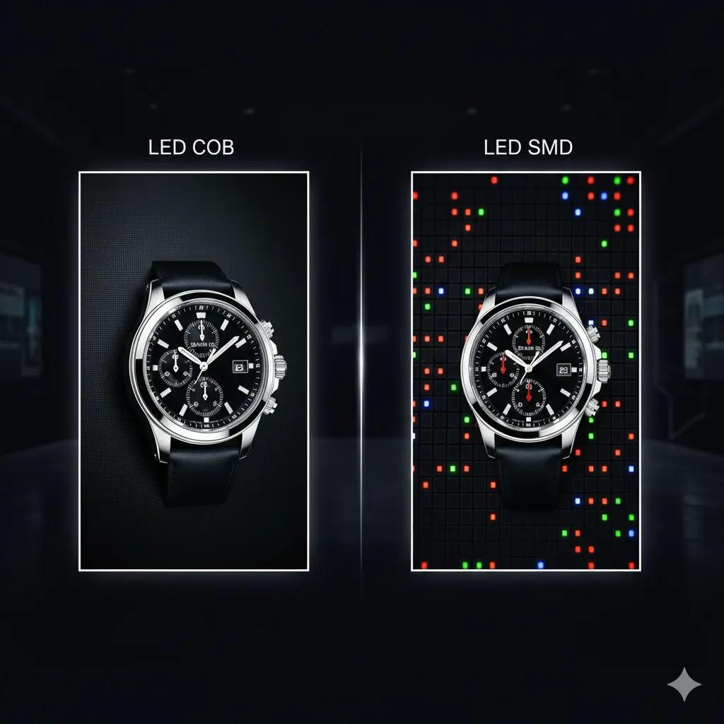 LED COB vs SMD : quel est le meilleur choix pour une salle premium ?