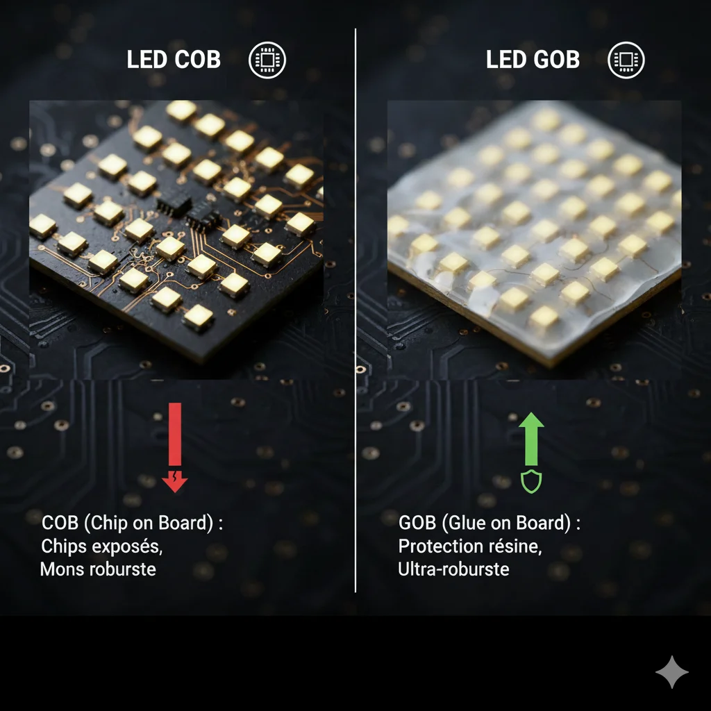 COB vs GOB : quel traitement de surface est le plus durable ?