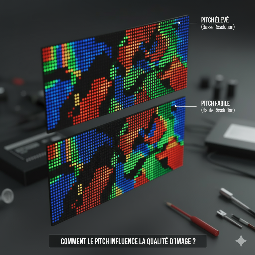 Qu’est-ce que le pitch LED et comment le choisir ? (Guide complet)